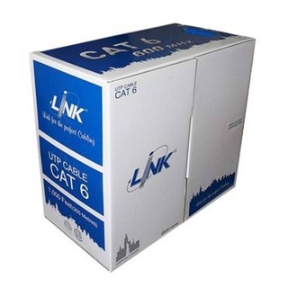 💸LINK สาย LAN US-9106OUT สาย LAN CAT6 (250 MHz) UTP PE Outdoor w/Cross Filler, 23AWG Double Jacket