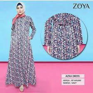 Gamis Zoya Azka ชุดเดรสสําหรับสตรี