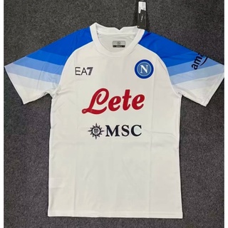 (พร้อมส่ง) เสื้อกีฬาแขนสั้น ลายทีมชาติฟุตบอล Napoli Jersey 2022-23 ชุดเหย้า และทีมเยือน