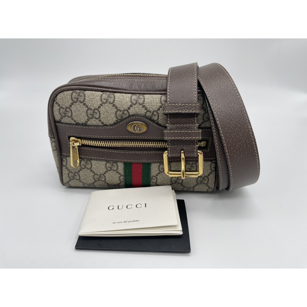 Gucci Ophidia GG Supreme small belt bag ตัวเข็มขัด size 85
