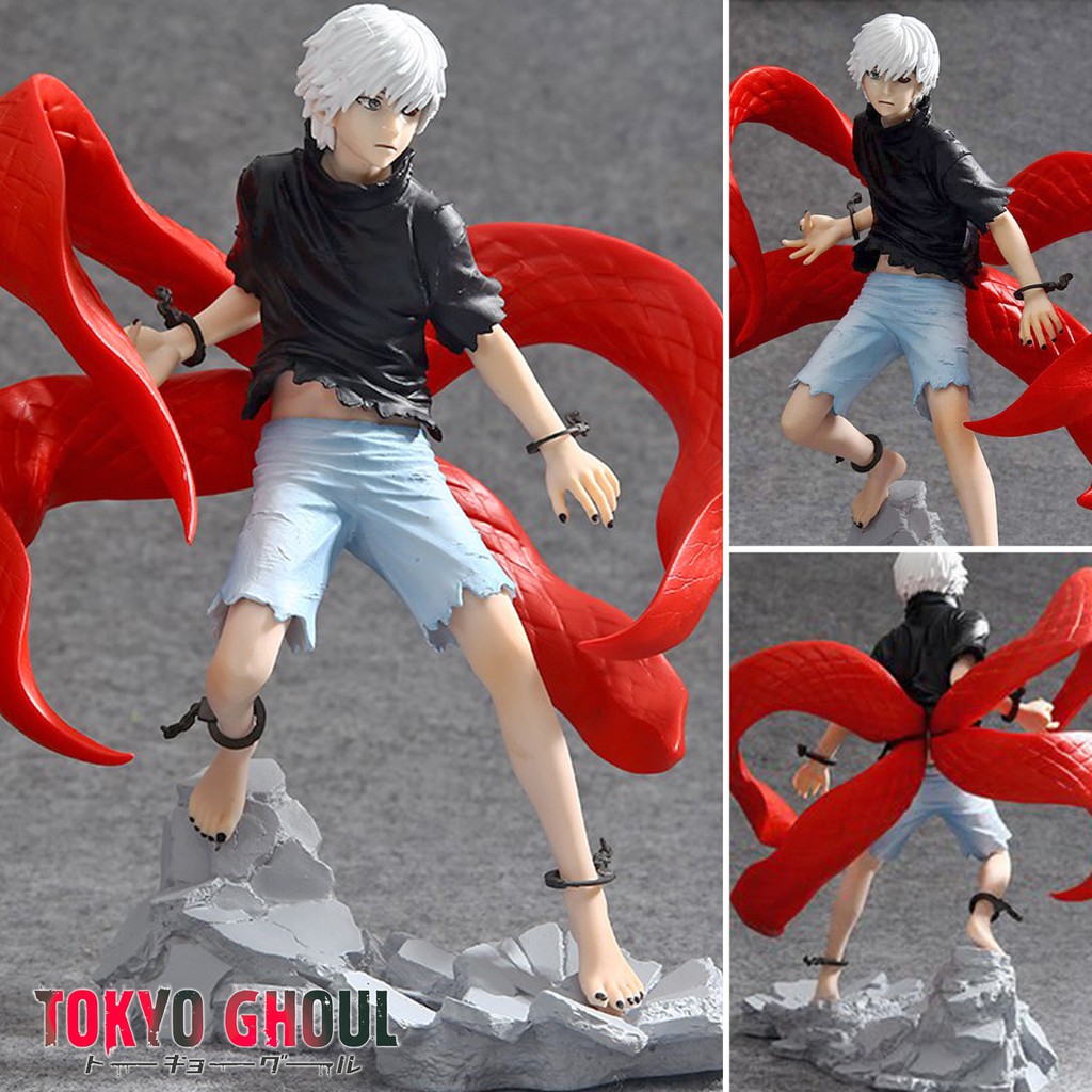 Figure ฟิกเกอร์ Model โมเดล จากการ์ตูนเรื่อง Tokyo Ghoul โตเกียวกูล Ken Kaneki คาเนกิ เคน 1/8