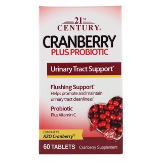 21st Century, Cranberry Plus Probiotic, 60 Tablets