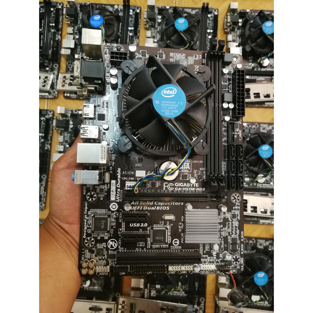 [ลด 200.- โค้ด TANG544]CPU i3 4170 +เมนบอร์ด GA+h97m-hd3 ยกชุด