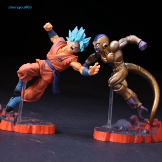 ฟิกเกอร์ Dragon Ball Z Goku Frieza พร้อมฐานรองของเล่นสะสมสําหรับเด็ก