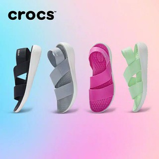 CROCS รองเท้าแตะลําลอง สําหรับสตรี 2 ชิ้น