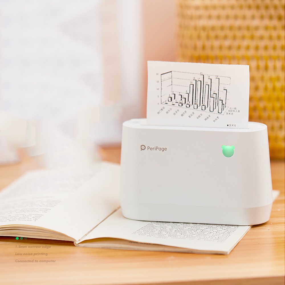 A9 Pro Portable Bluetooth Thermal Pocket Printer 304Dpi Grayscale Mode