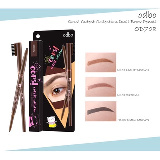 OD708  เขียนคิ้ว ดินสอเขียนคิ้ว ODBO BOX OOPS! CUTEST