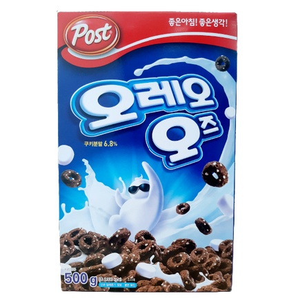 Post Oreo O's cereal ซีเรียล โอริโอ้ รสออริจินัลผสมมาร์ชเมลโล่ 500g