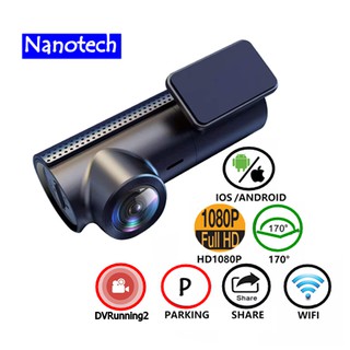 Nanotech Car Camera กล้องติดรถยนต์ พร้อม WIFI เชื่อมต่อมือถือดูผ่านเเอฟ รุ่น K01