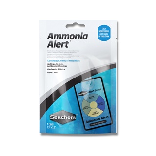 Seachem Ammonia Alert® sensor technology - แถบเตือนวัดค่าแอมโมเนียในตู้ปลา ใช้ได้ทั้งตู้น้ำจืดและน้ำทะเล