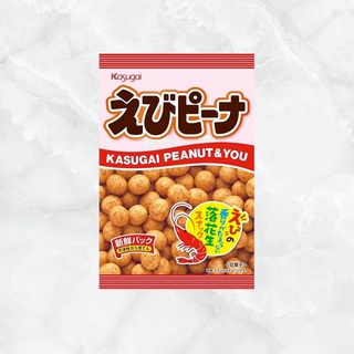 Kasugai Ika (Squid) / Ebi (Prawn) Peanuts ถั่วลิสงอบกรอบรสกุ้งจากญี่ปุ่น 85g