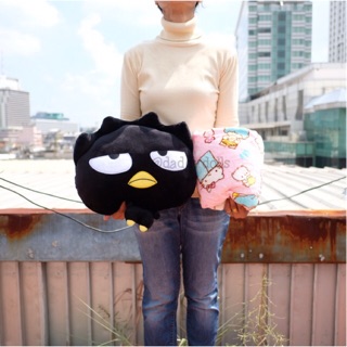 ตุ๊กตา หมอนผ้าห่ม Bad Badtzmaru แบดแบตซ์มารุ ขาห้อย ตัวนุ่ม 14นิ้ว (100x150cm) Sanrio ซานริโอ้