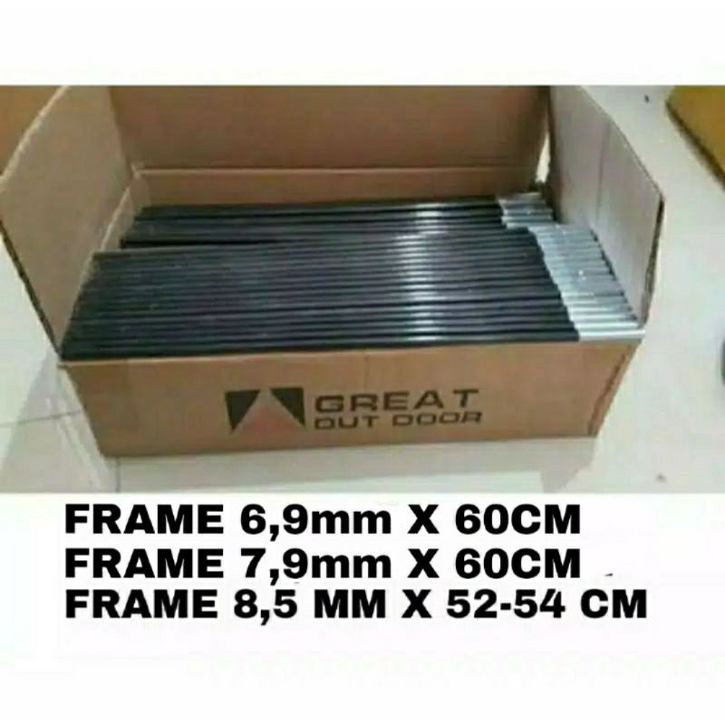TENDA 7.9MM x 60CM TENT FRAME - 6.9MM TENT FRAME - กรอบท้ายแคมป์ปิ้ง - กรอบท้ายแคมป์ปิ้ง - แท่งท้าย