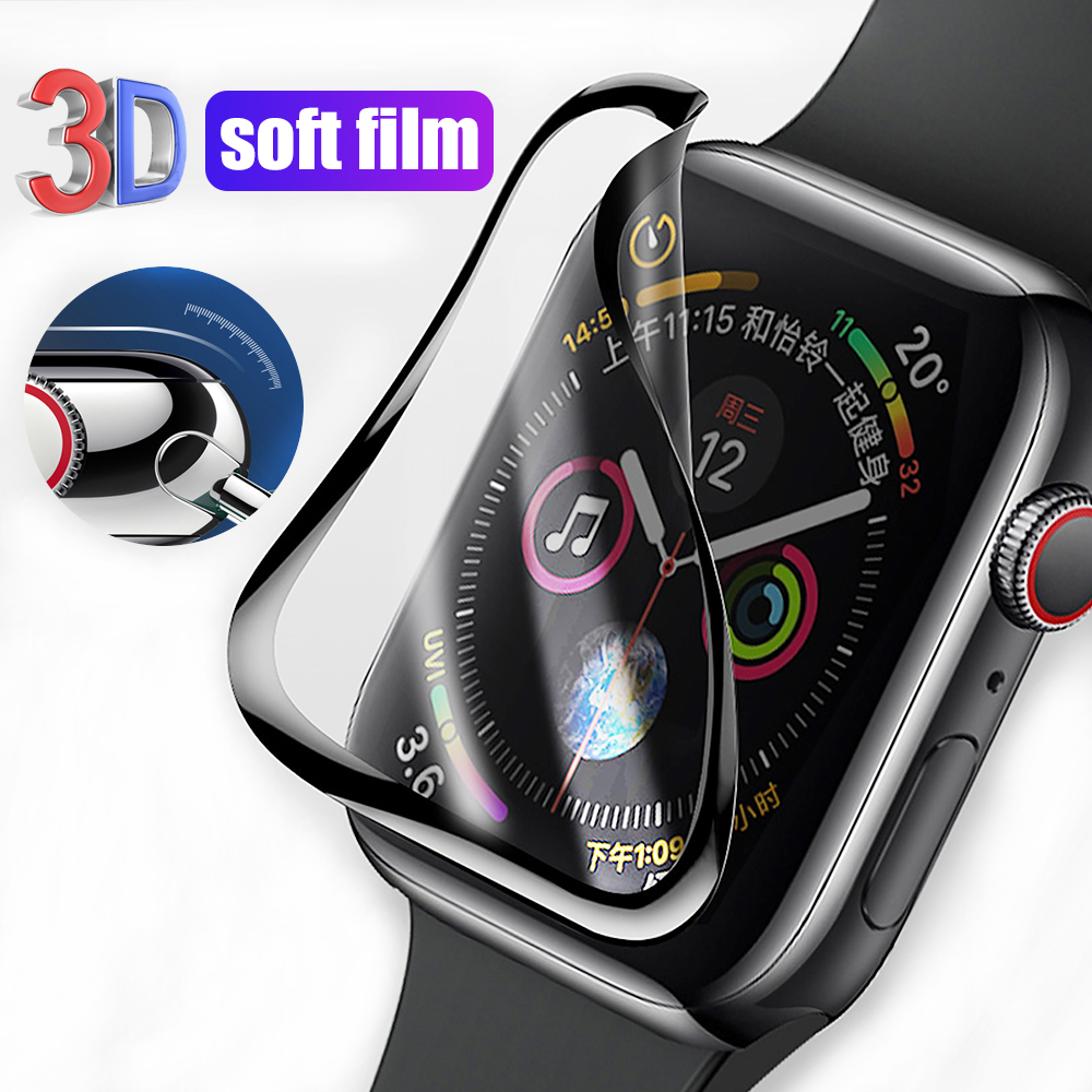 Apple Watch 5 4 Waterproof Screen Protector Soft PE Film for iIwatch 5 4  40MM 44MM