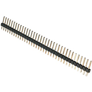 ก้างปลา 40 Pin ระยะของขา 2.54 mm Pin Header Single Row Pin Male Header สำหรับ PCB และ โพรโทบอร์ด