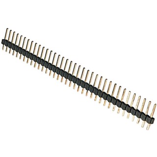 ก้างปลา 40 Pin ระยะของขา 2.54 mm Pin Header Single Row Pin Male Header สำหรับ PCB และ โพรโทบอร์ด