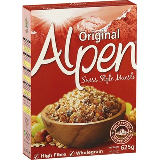 Alpen Muesli Original 625g  อัลเพนมูสลี่ออริจินัล 625 กรัม