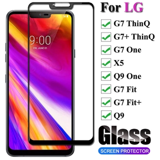 กระจกนิรภัยกันรอยหน้าจอ แบบเต็มจอ พรีเมี่ยม สําหรับ LG G7 ThinQ LG G7 One Fit Plus Q9 X5