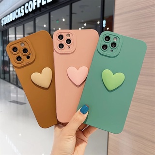 เคสซิลิโคนนิ่ม ป้องกันเลนส์กล้อง ลายหัวใจ สําหรับ Huawei Y9 Y9s Y7a Y7p Prime Y6 2019