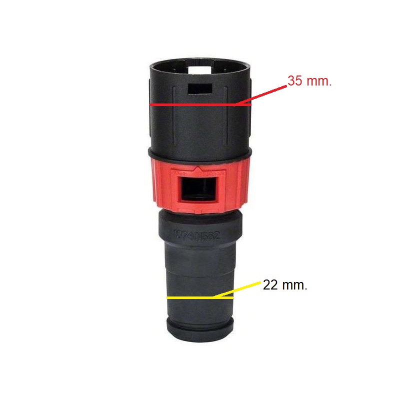 BOSCH อะแดปเตอร์ สำหรับอุปกรณ์ดูดฝุ่น 1619PA7326 - รูปที่ 2