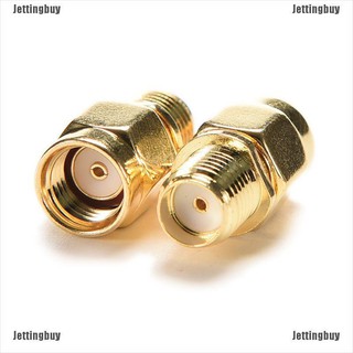 [Jettingbuy] อะแดปเตอร์แจ็คเชื่อมต่อ RP SMA Male Plug to SMA Female RF Coax