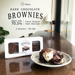 Dark Fudge Brownie ฟัดจ์บราวนี่