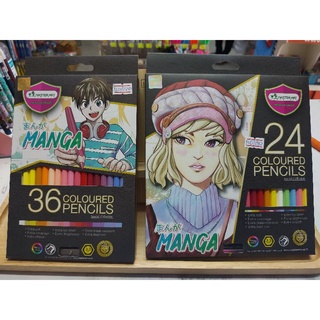 สีไม้ master art มาสเตอร์ซีรี่ย์ 24สี และ 36สี รุ่น มังงะ MANGA