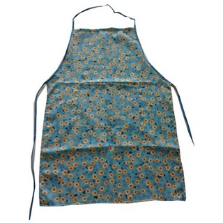 🔥The Best!! ผ้ากันเปื้อน ลายดอกไม้ (50x75 ซม.) Apron flower patterned (50x75cm)