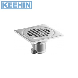 A8204-N ตะแกรงกันกลิ่นทองเหลืองชุบโครเมี่ยมหน้าตะแกรง 4นิ้ว Floor Drain Size 4 (Chrome-Plated Brass) American Standard