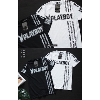 พร้อมส่ง 🐰 เสื้อยืดเพย์บอย playboy สกรีนข้าง งานใหม่ล่าสุด