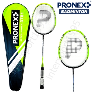 ((พร้อมส่ง)) ไม้แบด ไม้แบดมินตัน  PRONEX ก้านคาร์บอน ไร้ข้อต่อ 3781 พร้อม กระเป๋าสะพาย