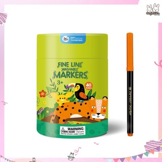 ปากกาเมจิกหัวแหลม Joan Miro Fine Line Washable Markers เหมาะสำหรับน้องๆ 4+ ขวบขึ้นไป