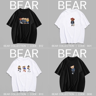 เสื้อยืด oversize เสื้อโอเวอร์ไซส์ ทรงเกาหลี BEAR