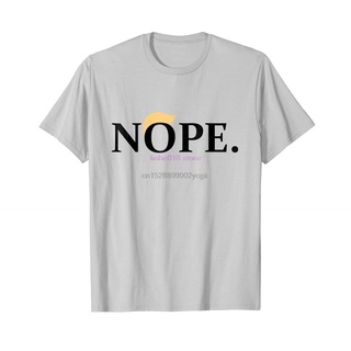 [S-5XL] เสื้อยืด พิมพ์ลาย Anti Trump Nope สไตล์คลาสสิก สําหรับผู้ชาย