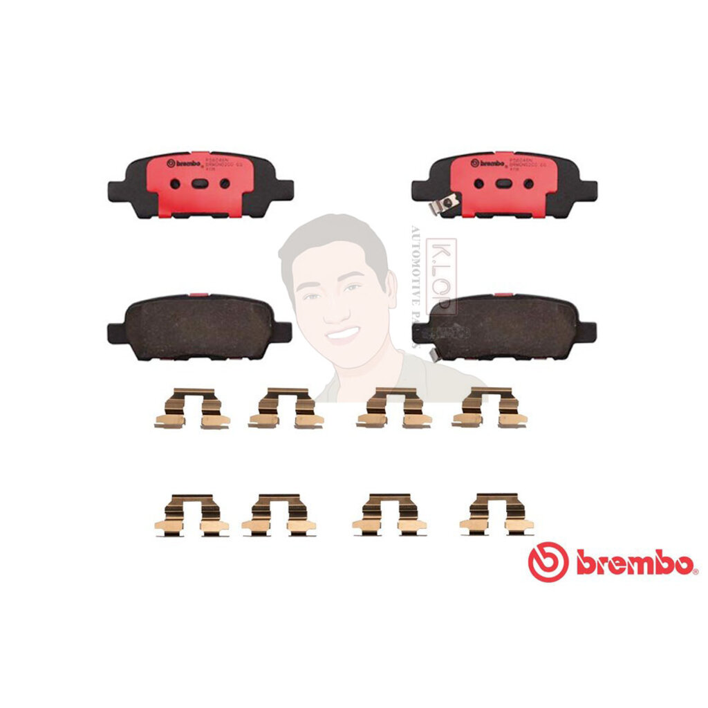 P56 046C ผ้าเบรก R (แท้ BREMBO รุ่น Ceramic) NISSAN Teana J31 VQ 2.3 V6 ปี2004-2008 /New Teana J32 V