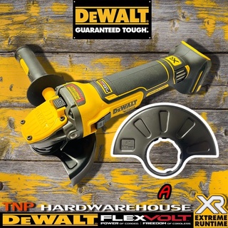 DEWALT DCG409 เครื่องเจียร์ไร้สาย 4นิ้ว รุ่น DCG409N-B1 FLEXVOLT 20v (เครื่องเปล่า)