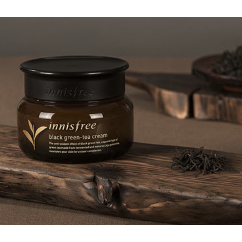Innisfree Black Green Tea Cream เทสเตอร์ 3 มิล. แพ็คเกจใหม่ล่าสุด my