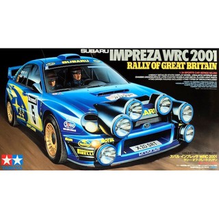 โมเดลรถยนต์ TAMIYA SUBARU IMPREZA WRC 2001 RALLY OF GREAT BRITAIN 1/24