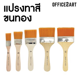 แปรงทาสี พู่กัน  เบอร์ 2, 4, 6, 8, 10 แปรงวาดรูป Paint Brush