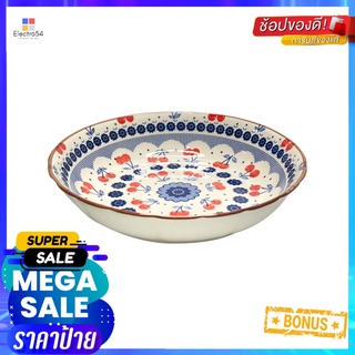 จานบัวเซรามิก 8" KECH BLUE CUTECERAMIC COOP PLATE 8" KECH BLUE CUTE