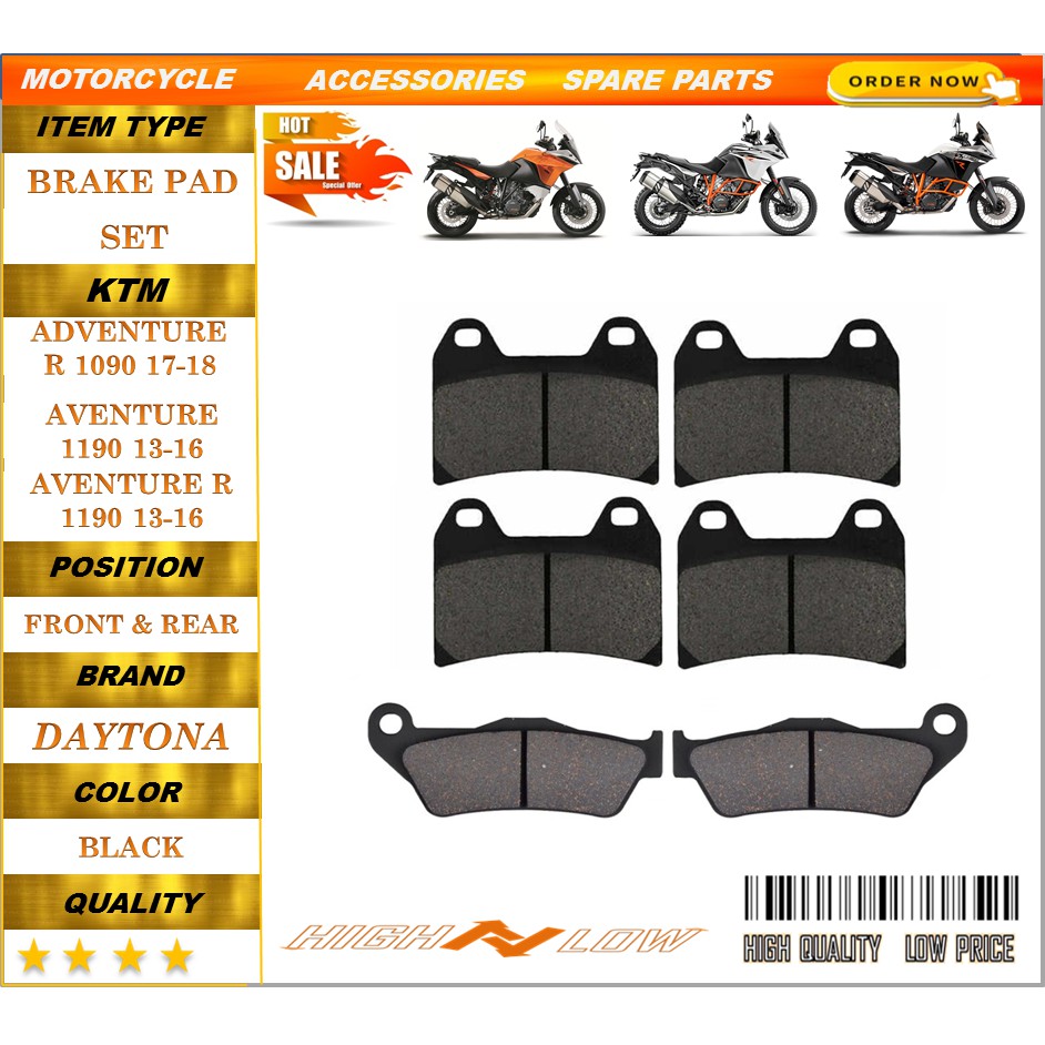 KTM ADVENTURE R 1090 1190 ผ้าเบรคชุดทัวร์จักรยานคุณภาพสูง