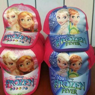 หมวกลาย frozen สีสวย ลายสวย ลายชัดจ้า