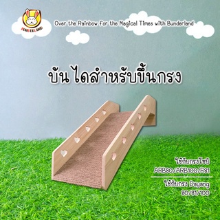 บันไดขึ้นกรง สำหรับใช้พาดกรงเพื่อวิ่งขึ้นลงสะดวกขึ้น