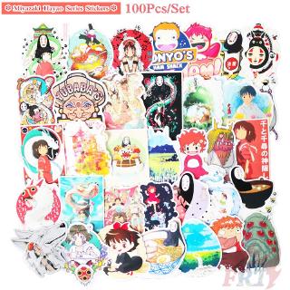 100Pcs/Set ❉ Miyazaki Hayao Series 02 สติ๊กเกอร์ ❉DIY Luggage Laptop Skateboard Decals Doodle สติ๊กเกอร์