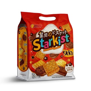 Starkist Assorted Biscuits บิสกิต ขนมปัง สอดไส้รวม 6 แบบใน 1 ห่อใหญ่มาก