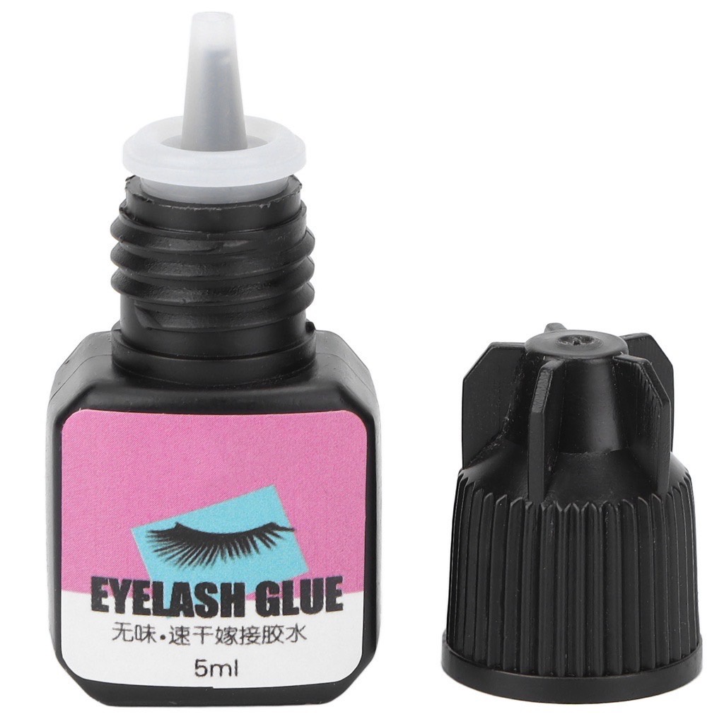 E066 กาวต่อขนตา 5 มล. กาวต่อขนตาแบบแห้งเร็ว กาวถาวร อยู่นานถึง 45 วัน - รูปที่ 5