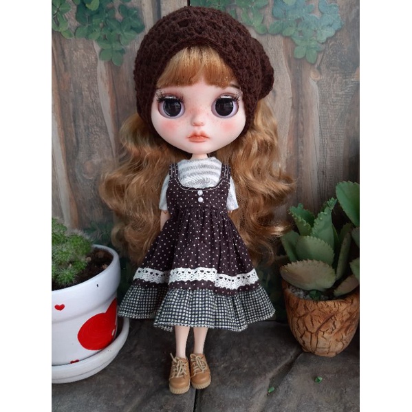 ตุ๊กตาบลายธ์customน่ารัก#blythe#บลายธ์แต่งหน้าใหม่น่ารักๆหลับตาได้ด้วยสีผมสีสวย  รีบด่วนเดี๋ยวหมดนะค