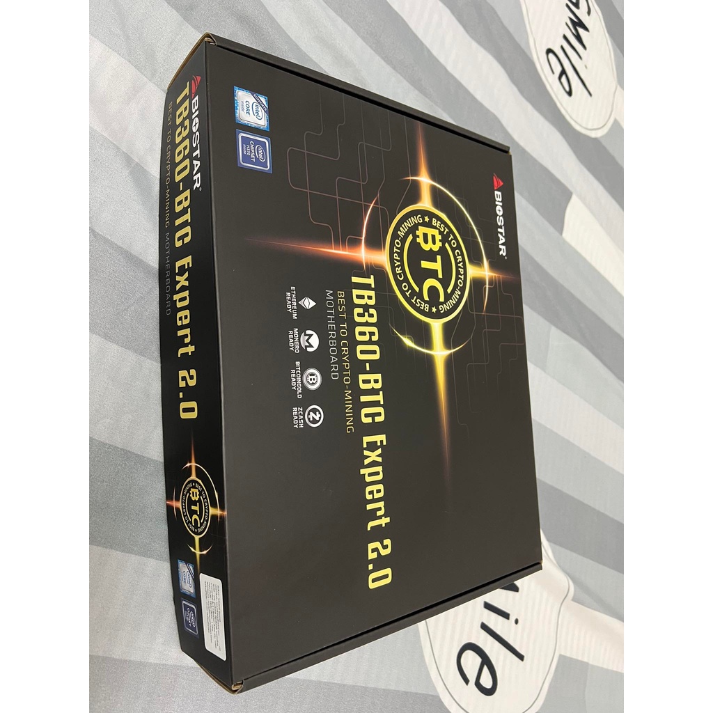 พร้อมส่ง Mainboard Biostar TB360 BTC EXPERT 2.0 LGA1151 Intel B360 DDR4 17 GPU Mining Motherboard #T