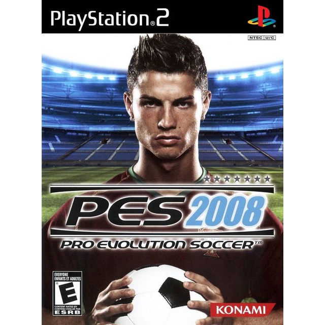 Pro Evolution Soccer 2008 PS2 (USA)[SLUS-21685] แผ่นไรท์ps2 แผ่นเกมเพทู เกมps2 เกมฟุตบอล pes2008