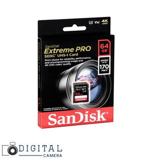 SanDisk EXTREME® PRO V3 64GB SDXC UHS-I Card - 170MB/s**